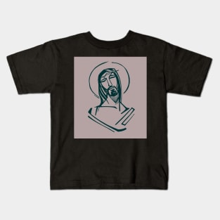 Jesus Christ at His Passion Kids T-Shirt